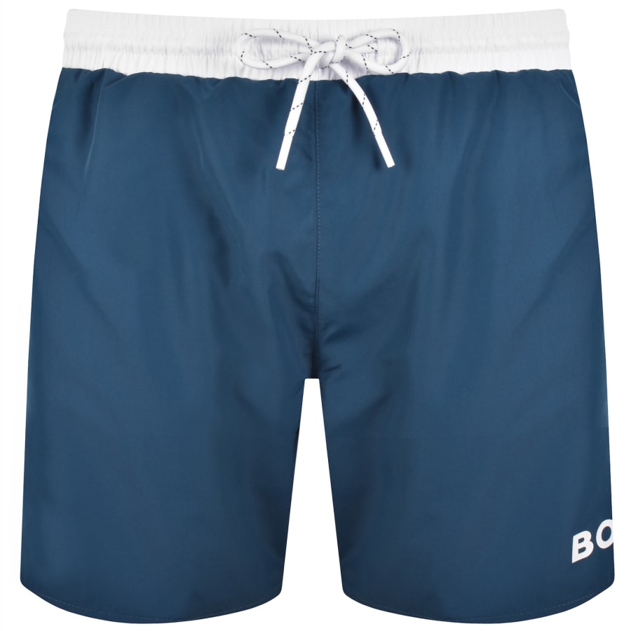 Image number 2 for BOSS Starfish Swim Shorts Blue