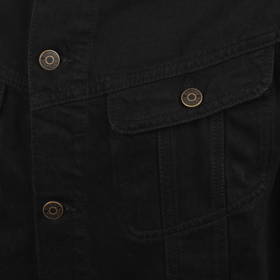 Image number 4 for Tommy Hilfiger Denim Rider Jacket Black