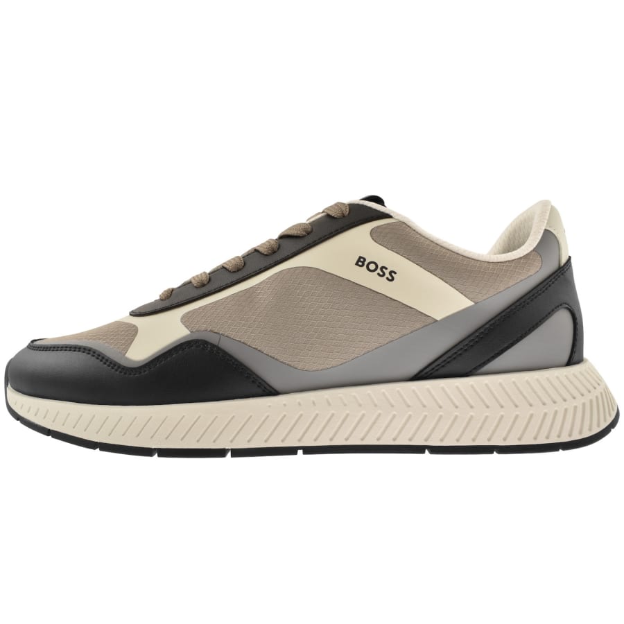 Image number 1 for BOSS Titanium Runn Trainers Grey