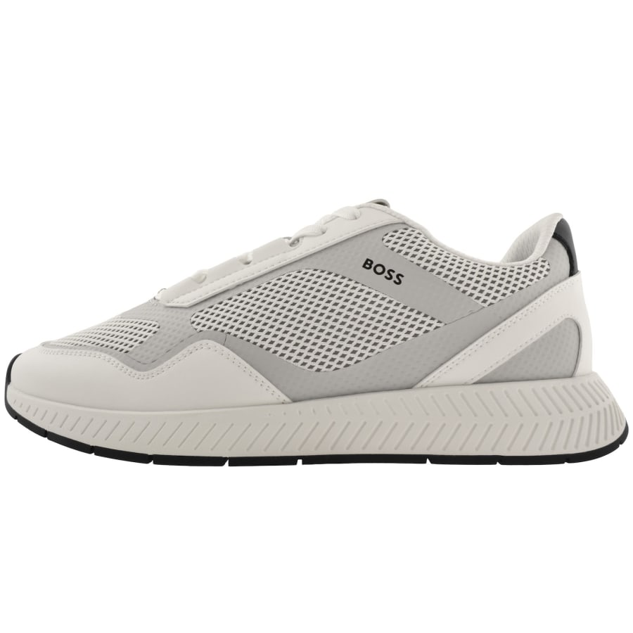 Image number 1 for BOSS Titanium Runn Trainers White