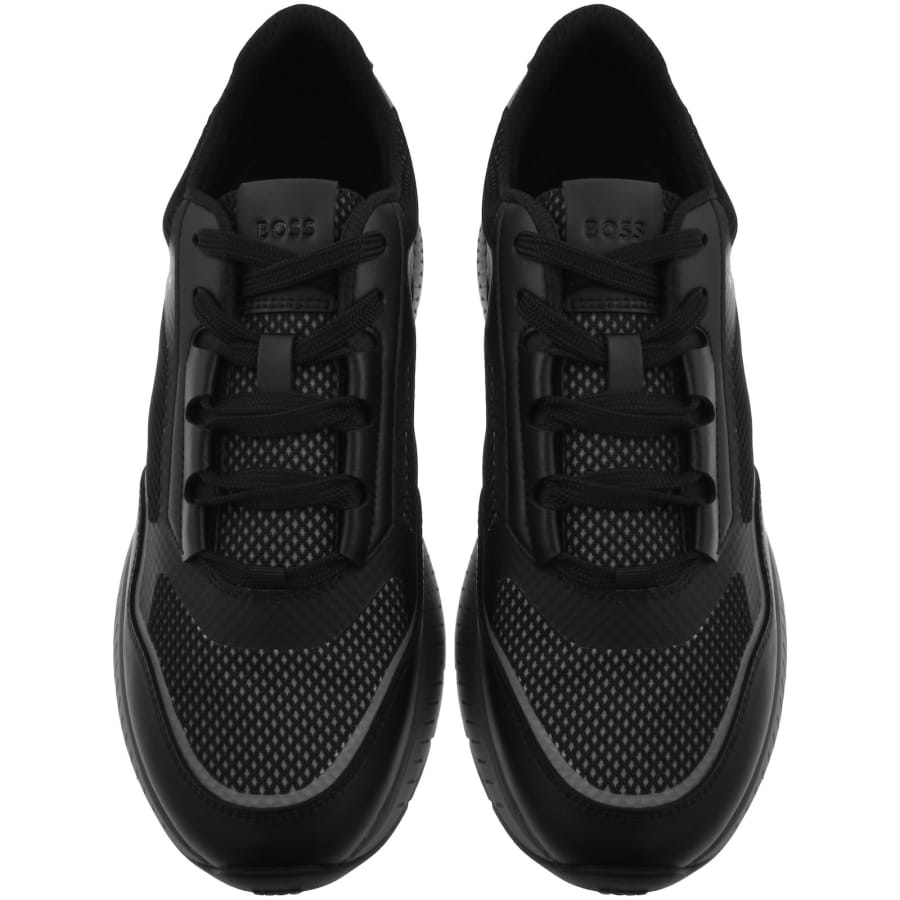 Image number 3 for BOSS Titanium Runn Trainers Black