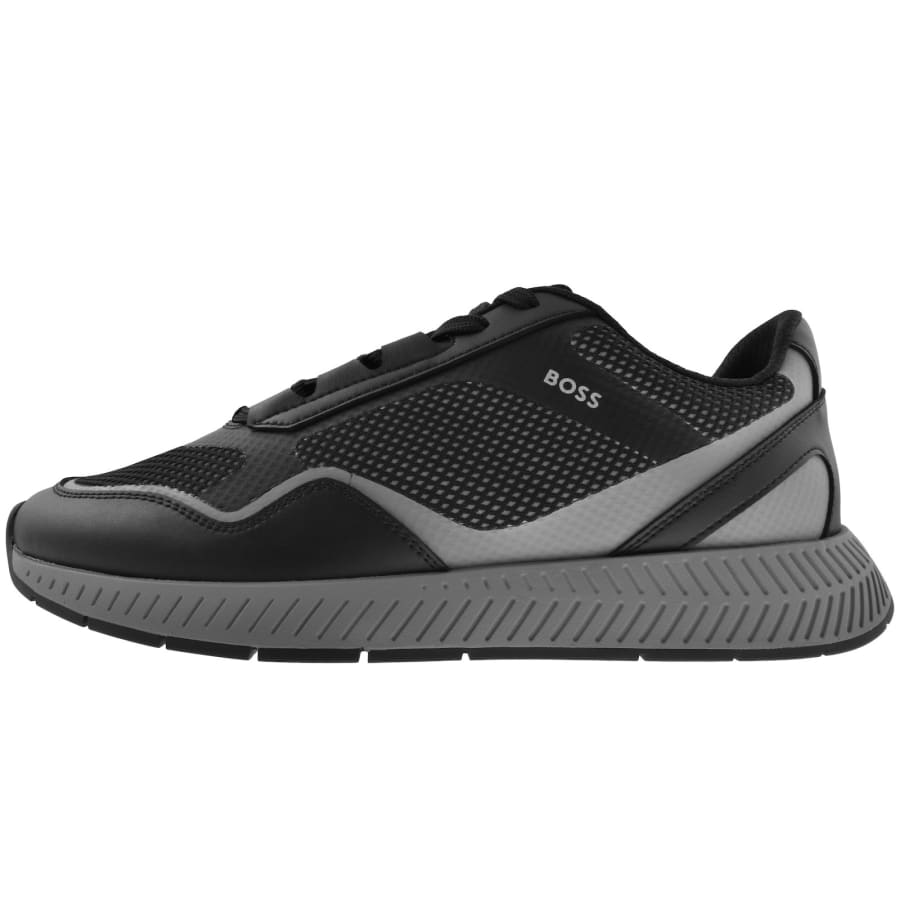 Image number 1 for BOSS Titanium Runn Trainers Black