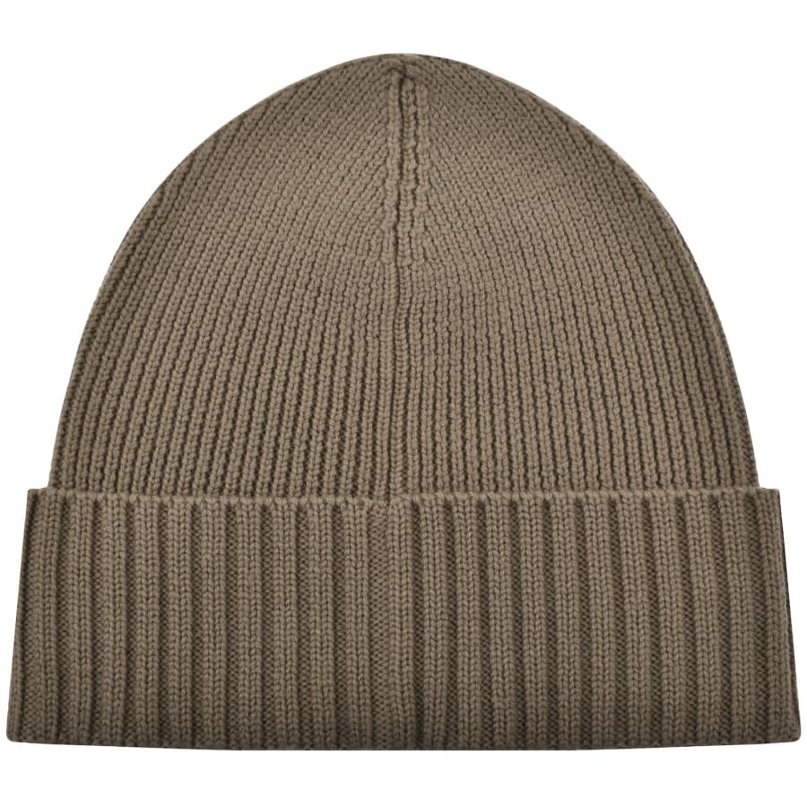Image number 2 for BOSS Fati Wool Beanie Brown