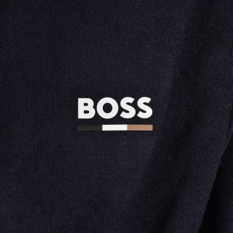 Image number 3 for BOSS French Terry Robe Dark Blue