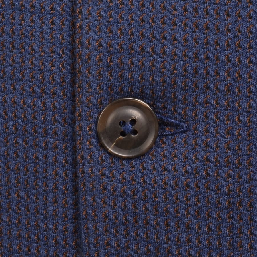 Image number 4 for Paul Smith Casual Fit Cardigan Blue