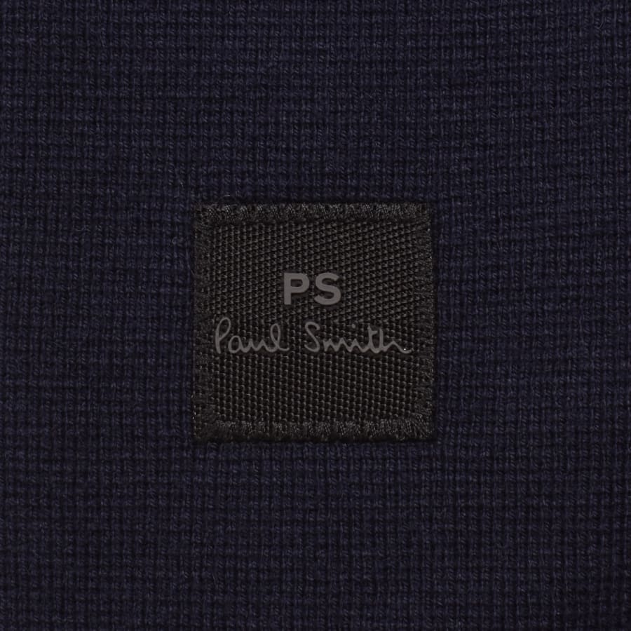 Image number 3 for Paul Smith Knit Polo Dark Blue