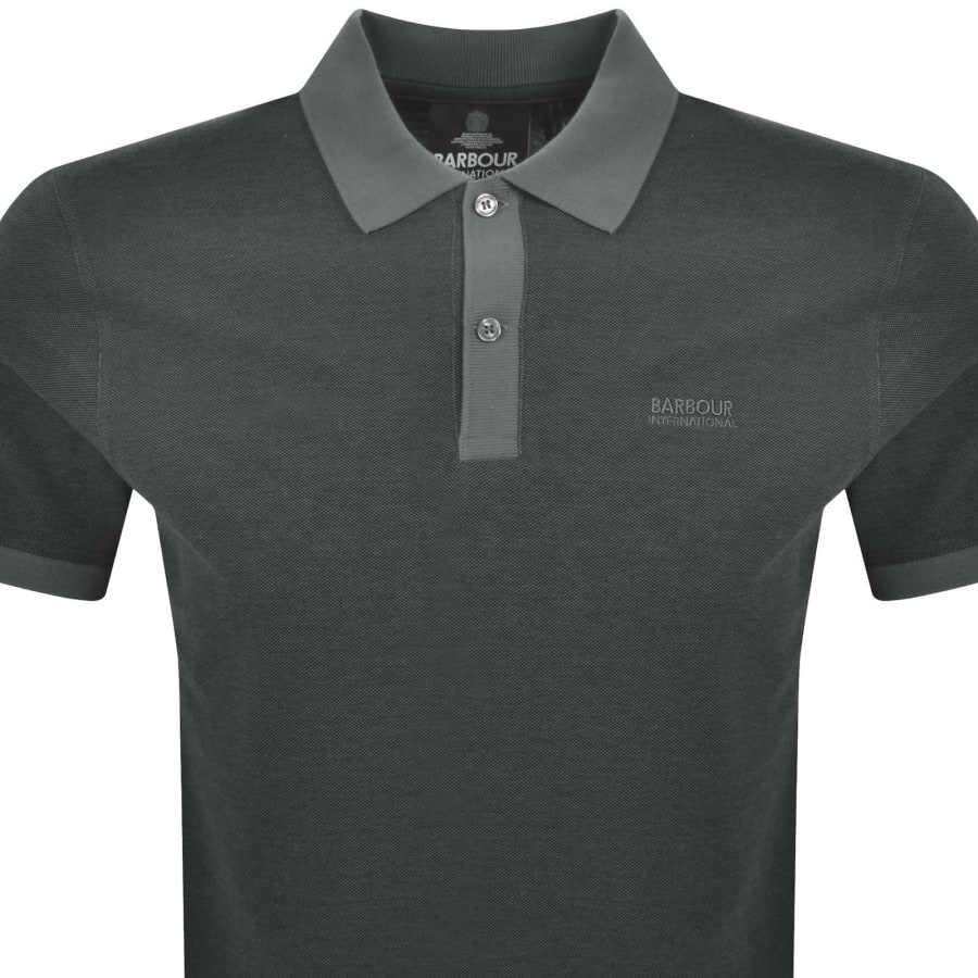 Image number 2 for Barbour International Morley Oxford Polo Black