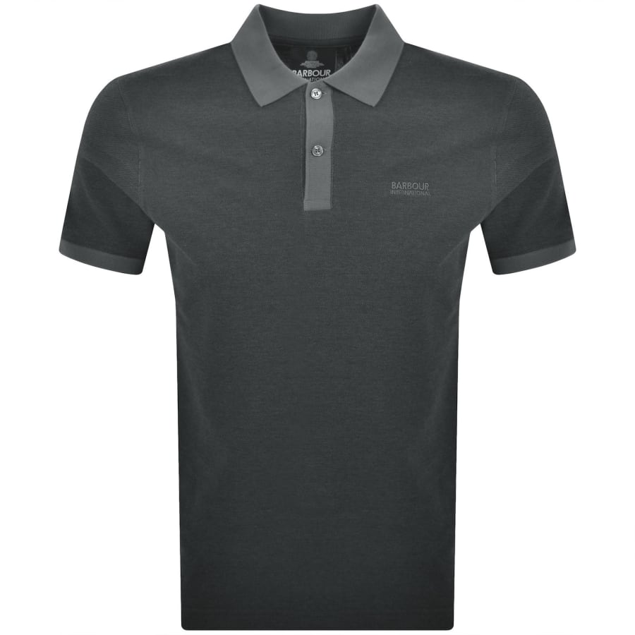 Image number 1 for Barbour International Morley Oxford Polo Black
