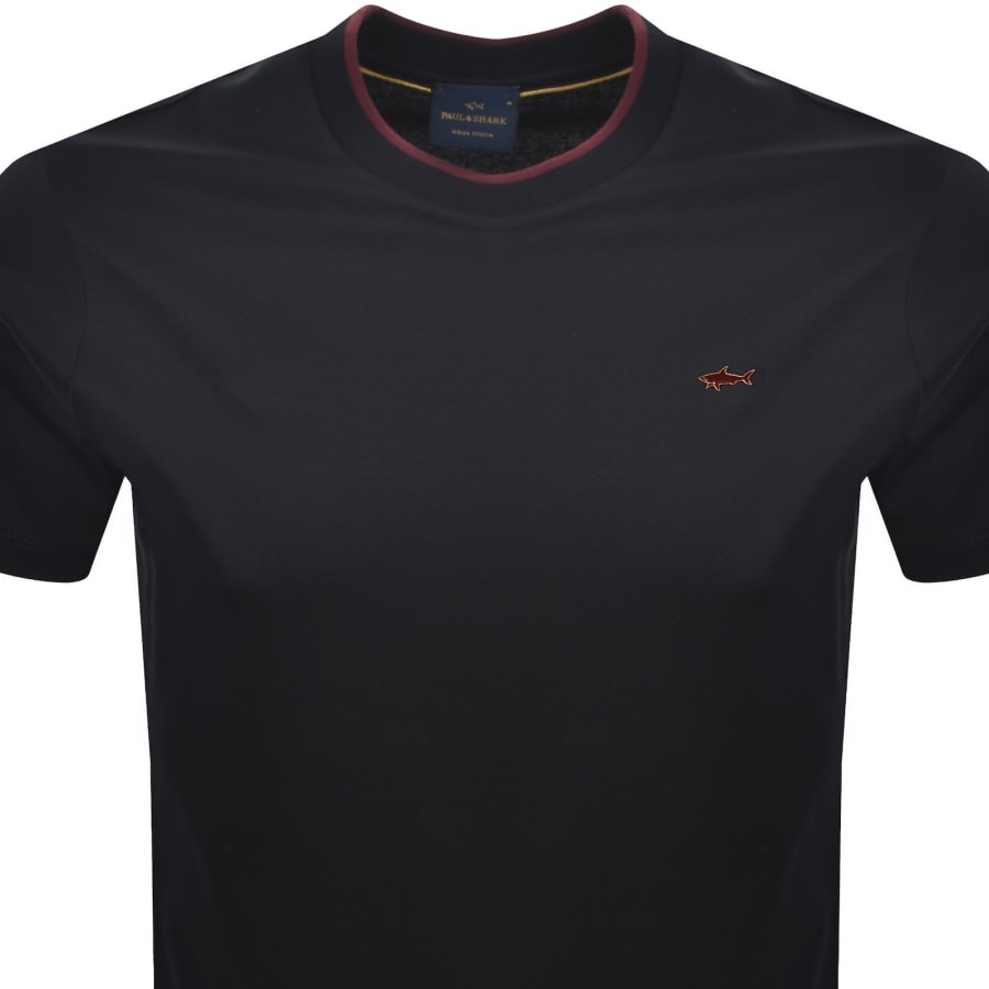Image number 2 for Paul And Shark Aqua Touch T Shirt Navy