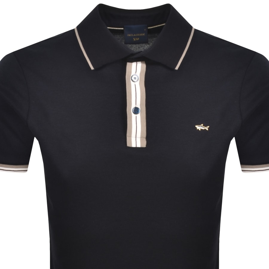 Image number 2 for Paul And Shark X-Soft Polo T Shirt Navy