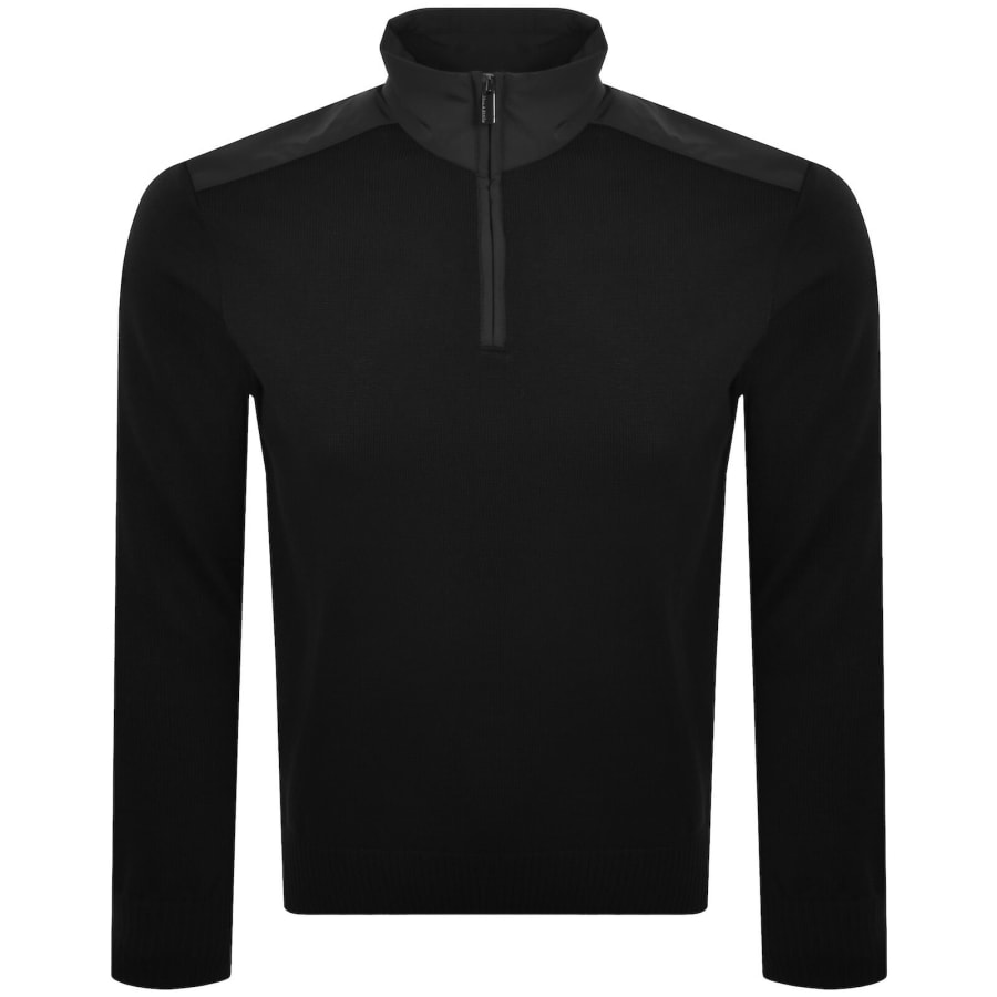 Image number 2 for Paul And Shark Typhoon Knit Jumper Black