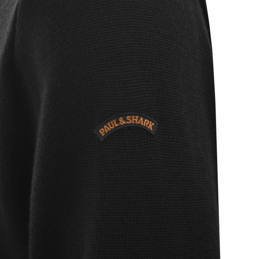 Image number 4 for Paul And Shark Typhoon Knit Jumper Black