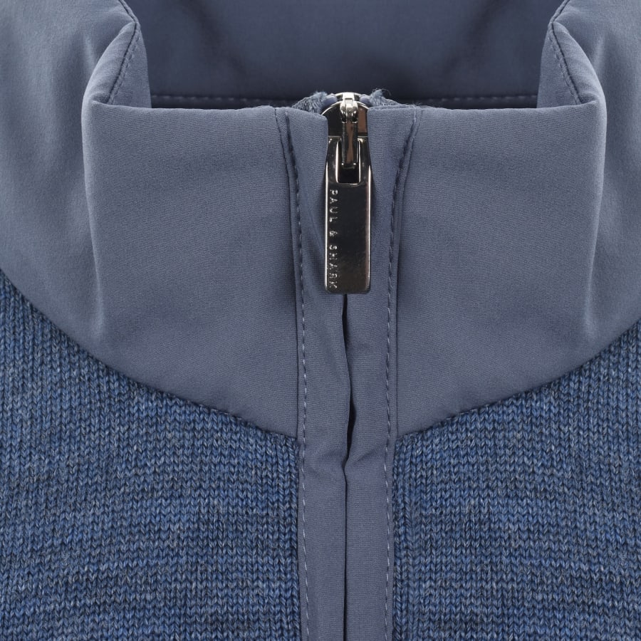 Image number 5 for Paul And Shark Typhoon Knit Jumper Blue