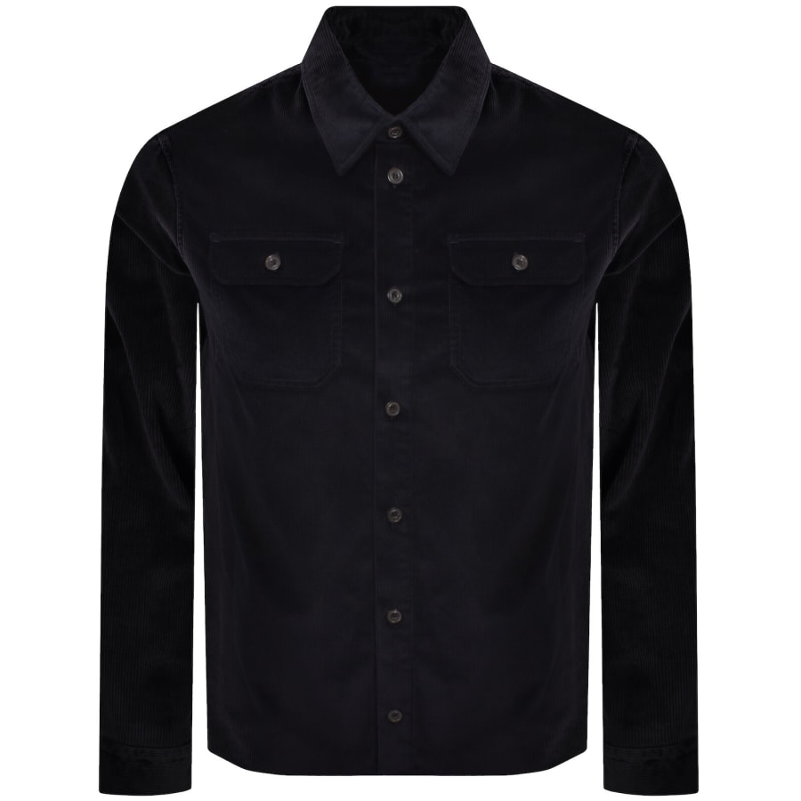 Image number 2 for Paul And Shark Corduroy Overshirt Navy