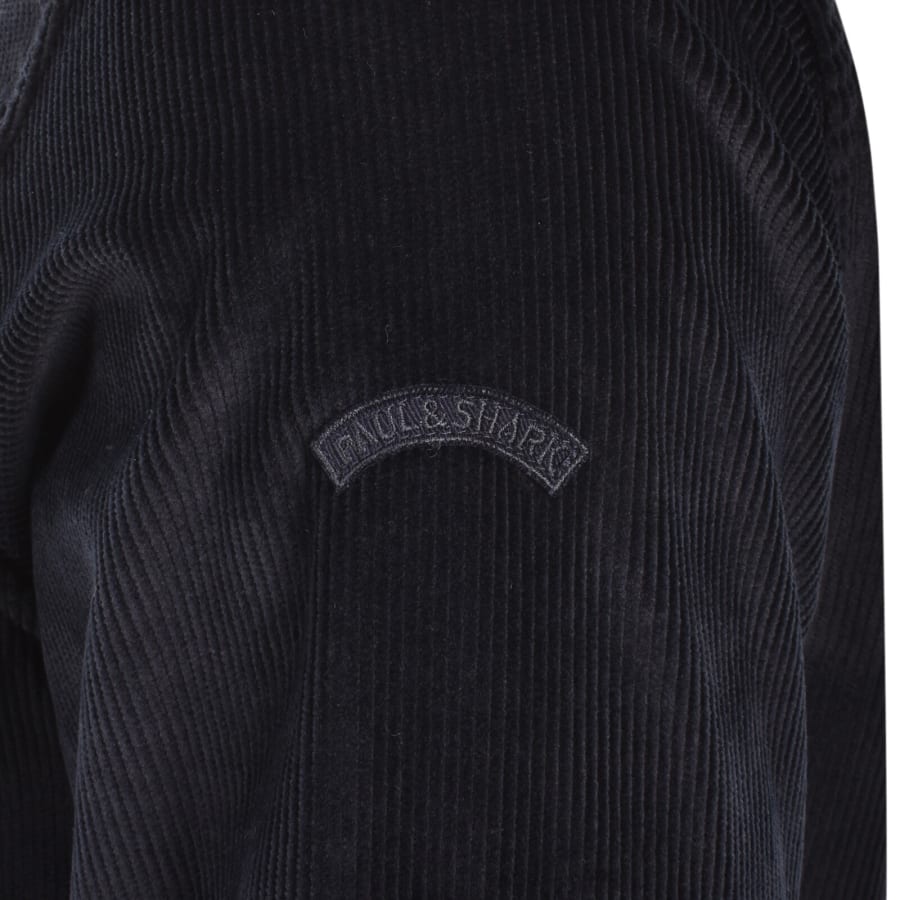 Image number 4 for Paul And Shark Corduroy Overshirt Navy