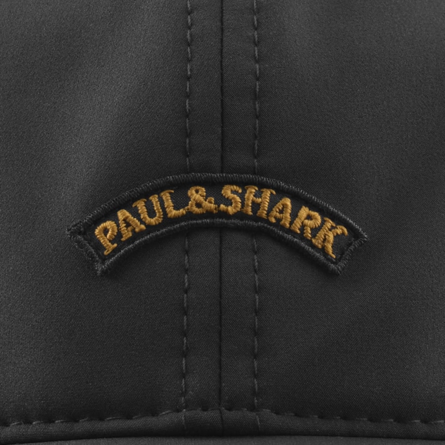 Image number 4 for Paul And Shark Moon Badge Baseball Cap Black