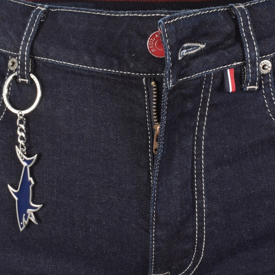 Image number 5 for Paul And Shark Red Rivet Jeans Blue