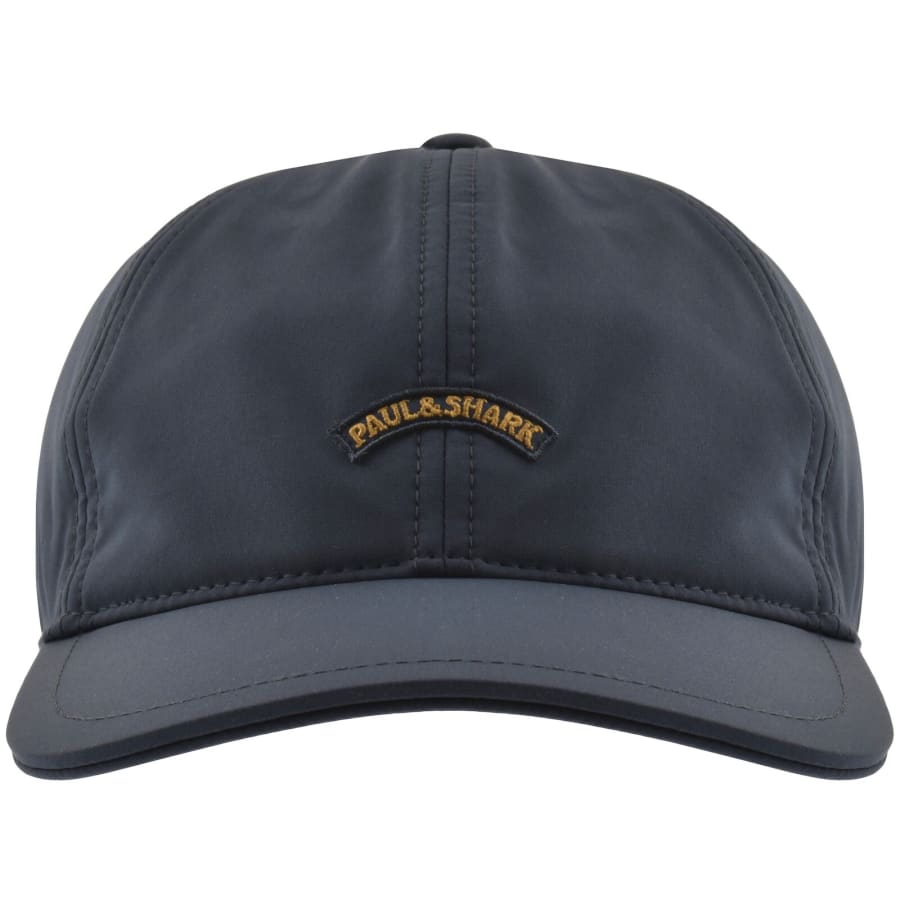 Image number 1 for Paul And Shark Moon Badge Baseball Cap Navy