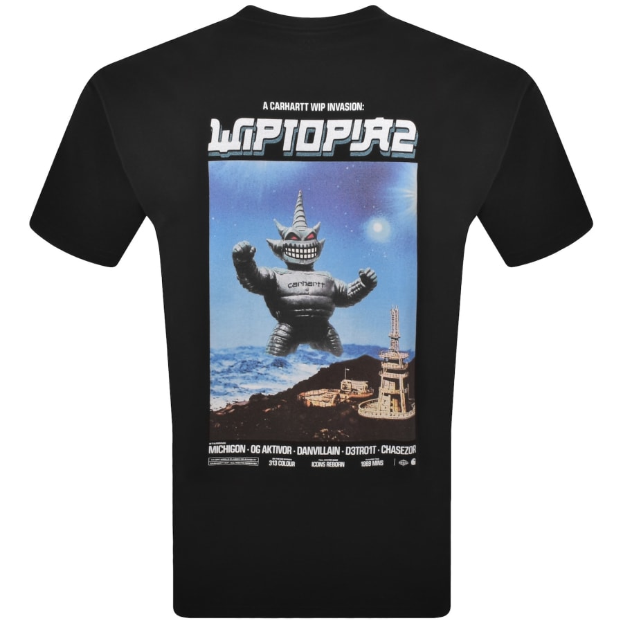 Image number 5 for Carhartt WIP Wiptopia II T Shirt Black
