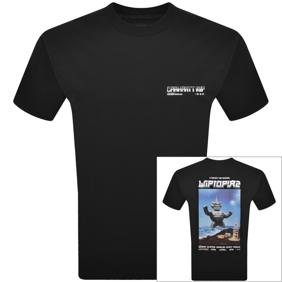 Image number 1 for Carhartt WIP Wiptopia II T Shirt Black