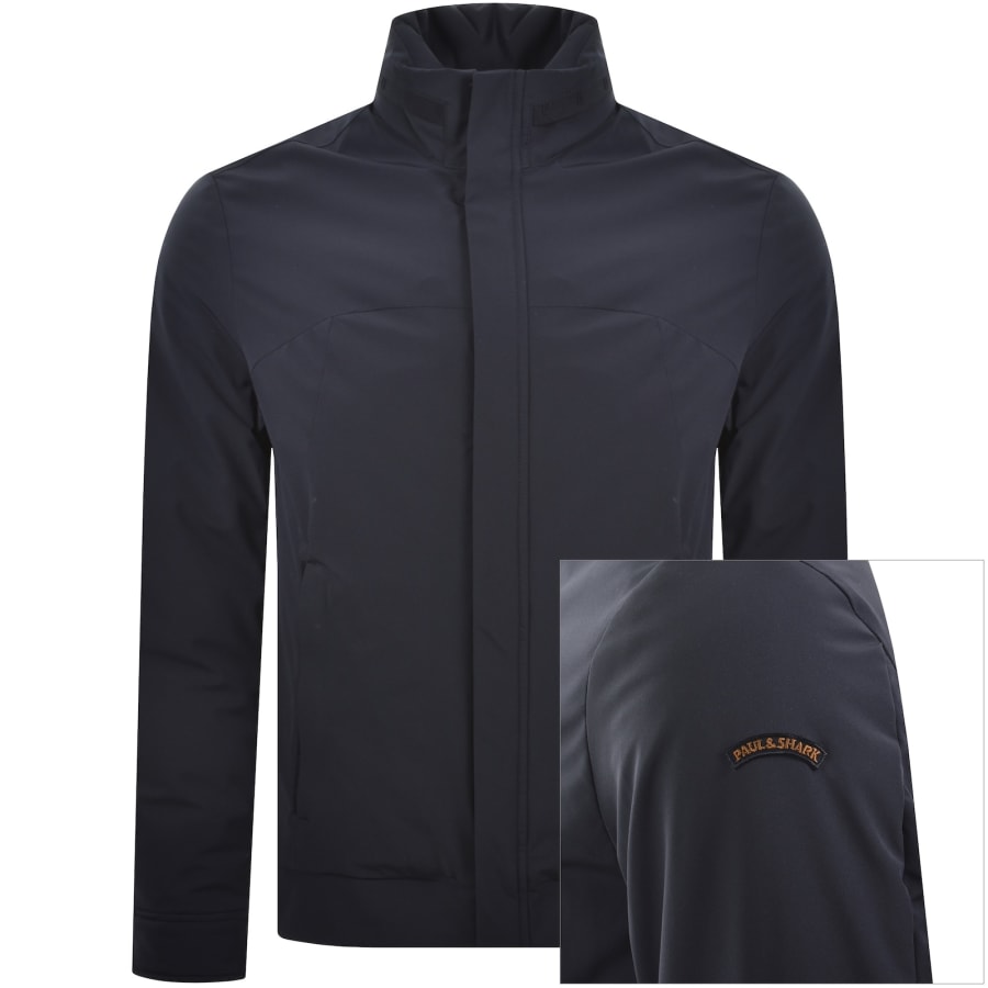 Image number 1 for Paul And Shark Windbreaker Jacket Navy