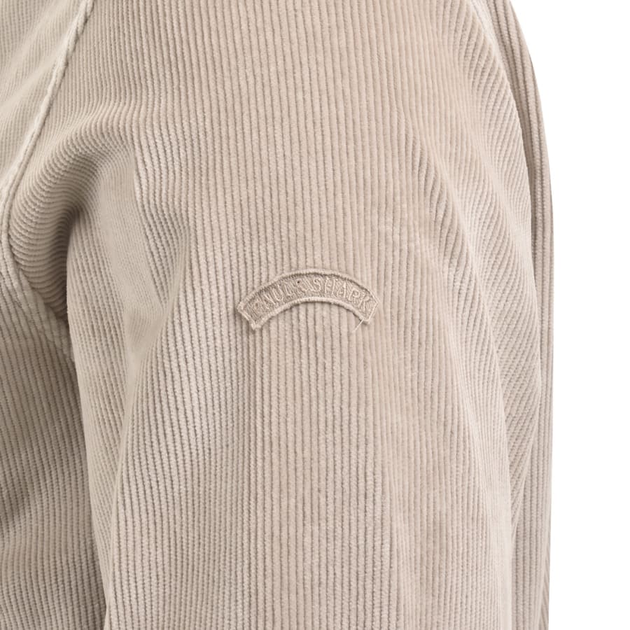 Image number 4 for Paul And Shark Corduroy Overshirt Beige