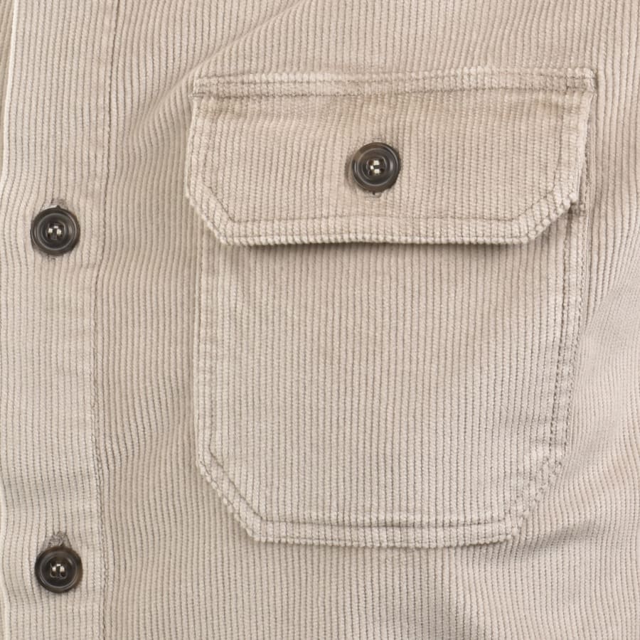 Image number 5 for Paul And Shark Corduroy Overshirt Beige