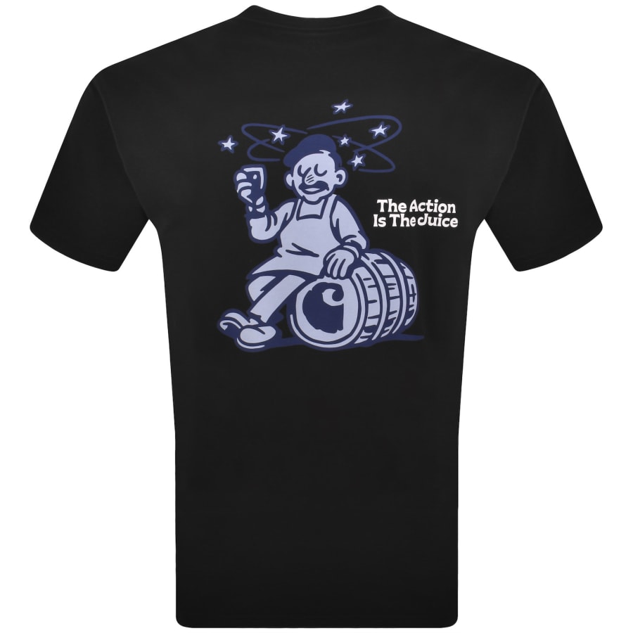 Image number 5 for Carhartt WIP Grape Picker T Shirt Black