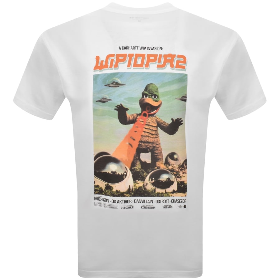 Image number 5 for Carhartt WIP Wiptopia II T Shirt White