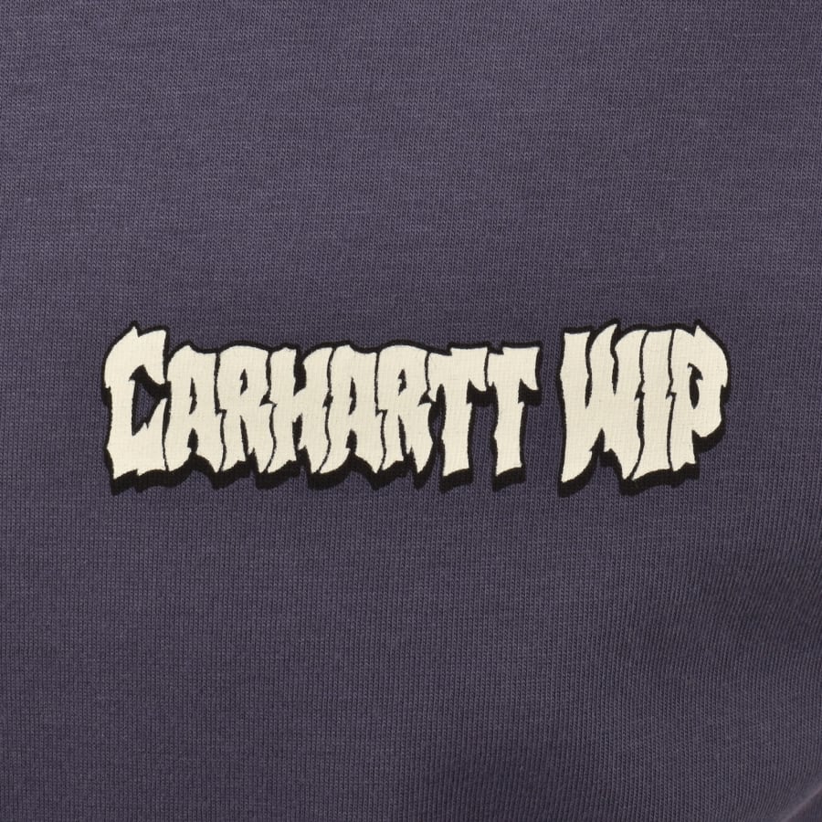 Image number 4 for Carhartt WIP Wiptopia II T Shirt Purple