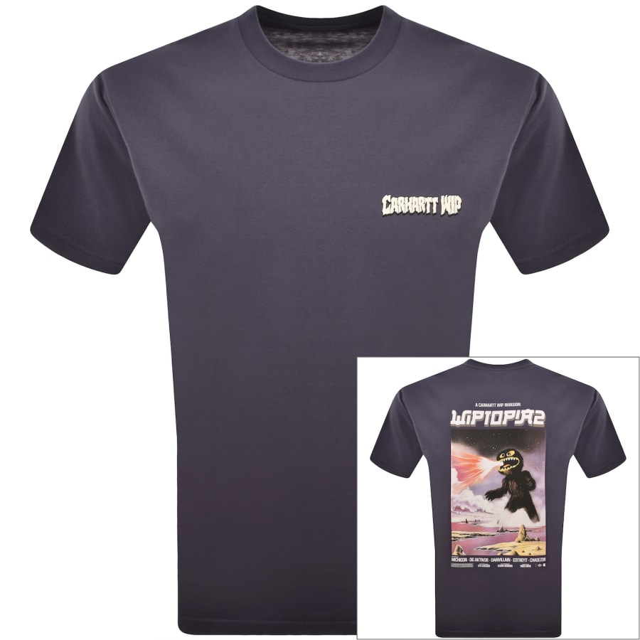 Image number 1 for Carhartt WIP Wiptopia II T Shirt Purple