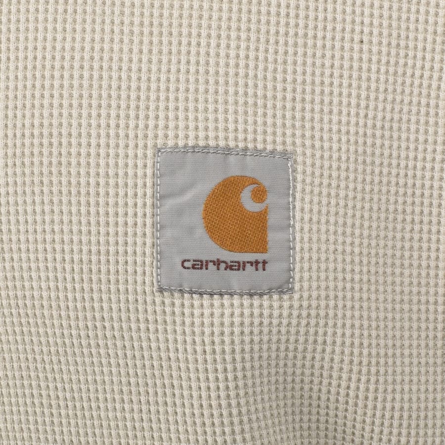 Image number 3 for Carhartt WIP Vista Waffle T Shirt Beige