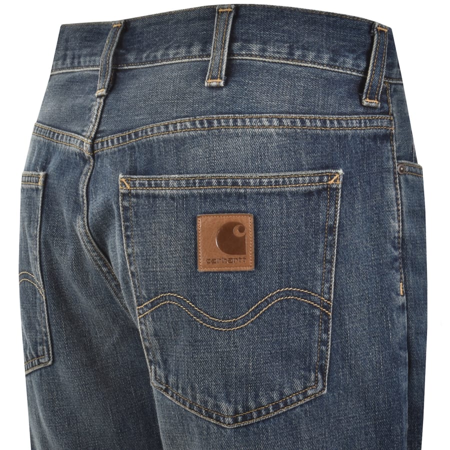Image number 4 for Carhartt WIP Marlow Dark Wash Blue