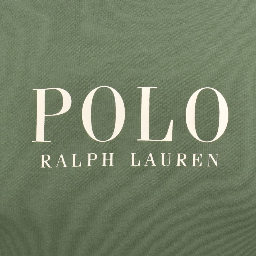 Image number 3 for Ralph Lauren Logo Crew Neck T Shirt Green