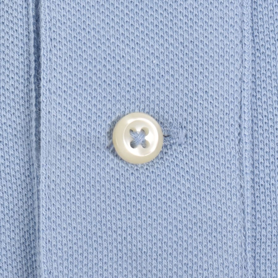 Image number 4 for Ralph Lauren Custom Slim Polo T Shirt Blue