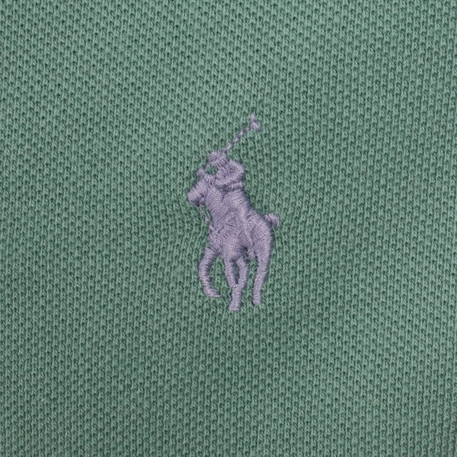 Image number 3 for Ralph Lauren Custom Slim Polo T Shirt Green