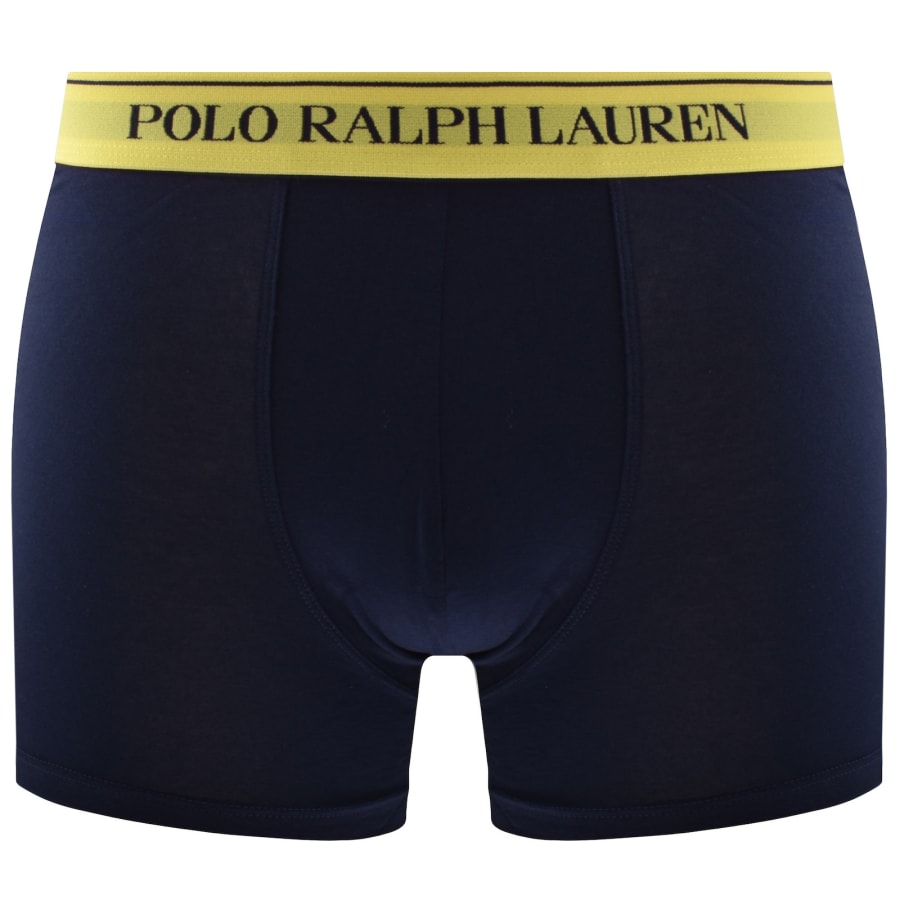 Image number 2 for Ralph Lauren Underwear 3 Pack Trunks Navy