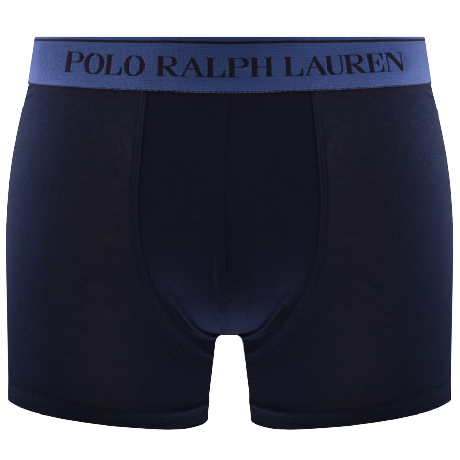 Image number 4 for Ralph Lauren Underwear 3 Pack Trunks Navy