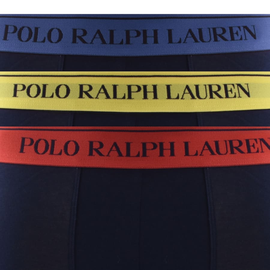 Image number 5 for Ralph Lauren Underwear 3 Pack Trunks Navy
