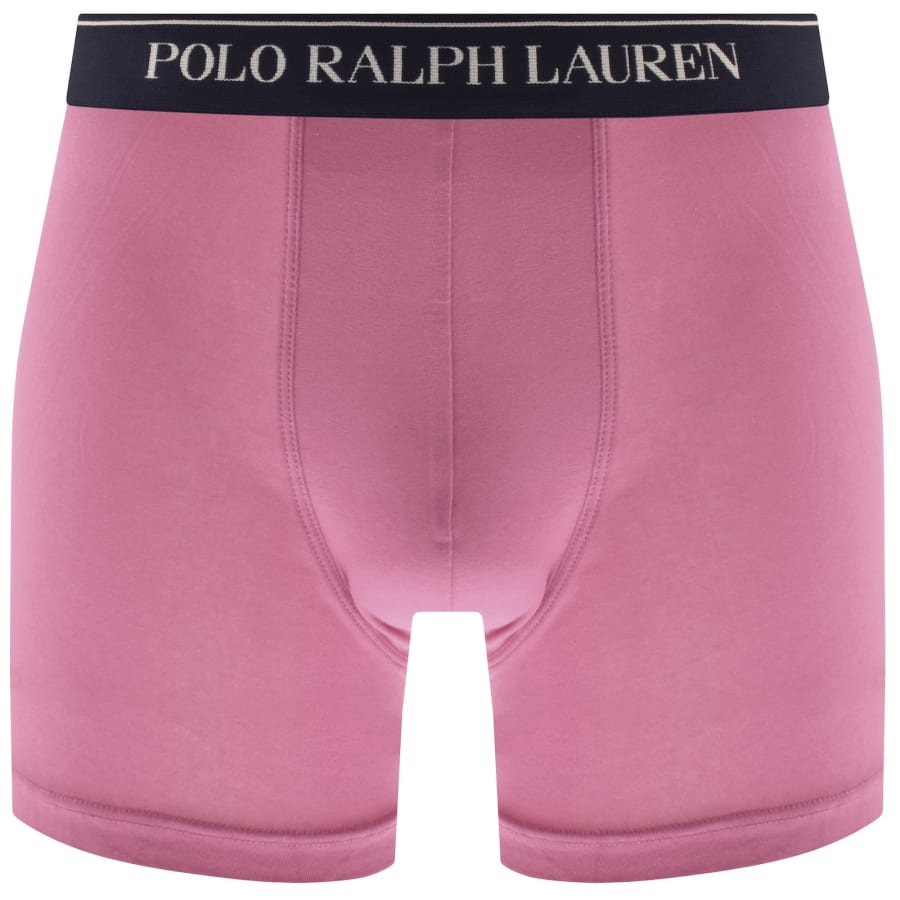 Image number 3 for Ralph Lauren Underwear 3 Pack Boxer Briefs