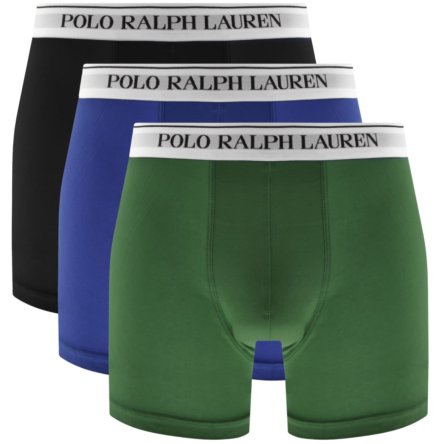 Image number 1 for Ralph Lauren Underwear 3 Pack Boxer Briefs