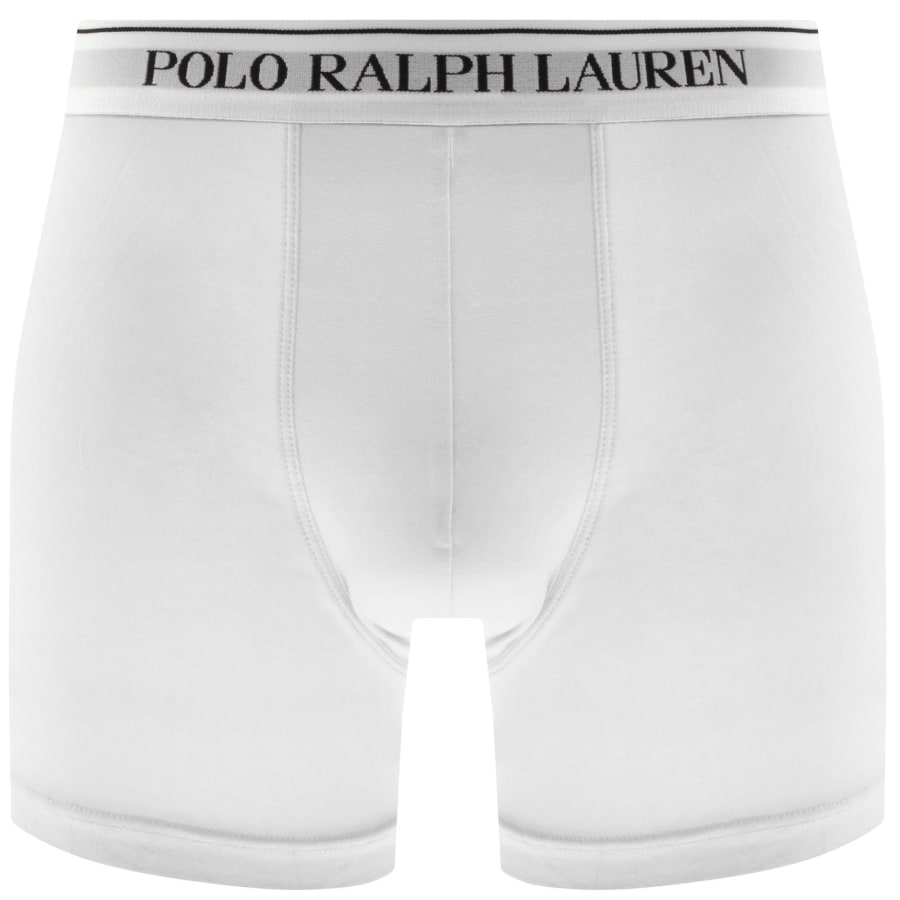 Image number 2 for Ralph Lauren Underwear 3 Pack Boxer Briefs White