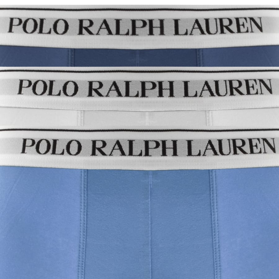 Image number 5 for Ralph Lauren Underwear 3 Pack Boxer Briefs White