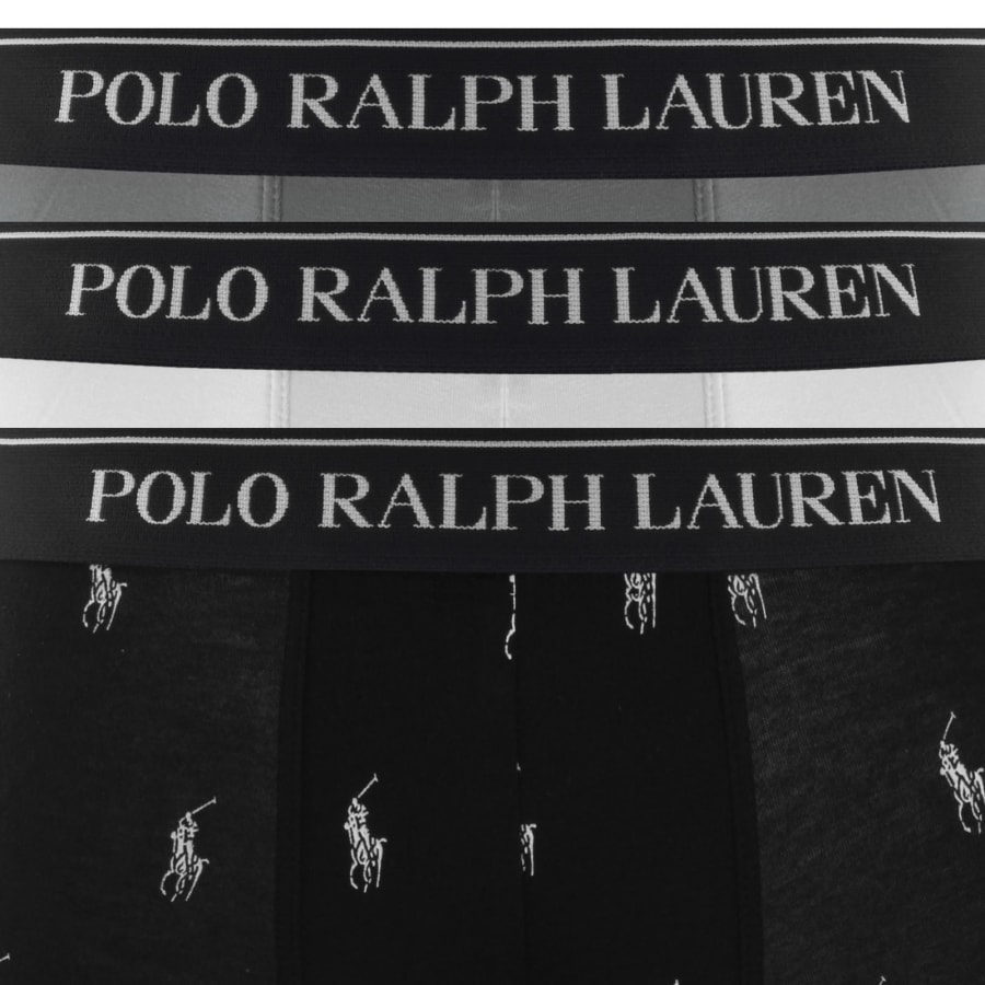 Image number 5 for Ralph Lauren Underwear 3 Pack Boxer Briefs Black