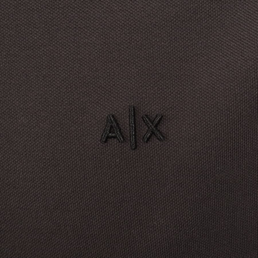 Image number 3 for Armani Exchange Polo T Shirt Brown