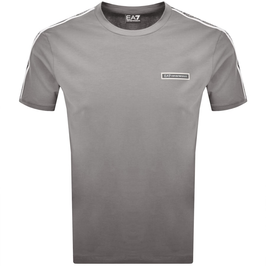 Image number 2 for EA7 Emporio Armani Logo T Shirt Grey