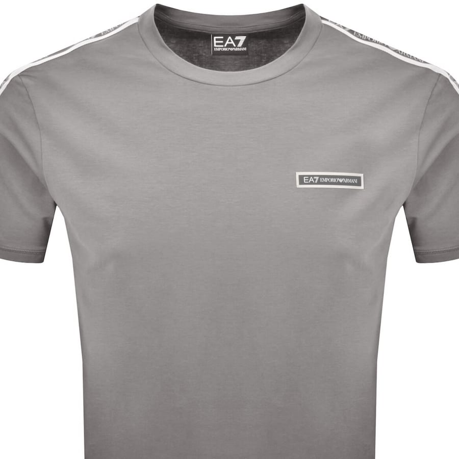 Image number 3 for EA7 Emporio Armani Logo T Shirt Grey