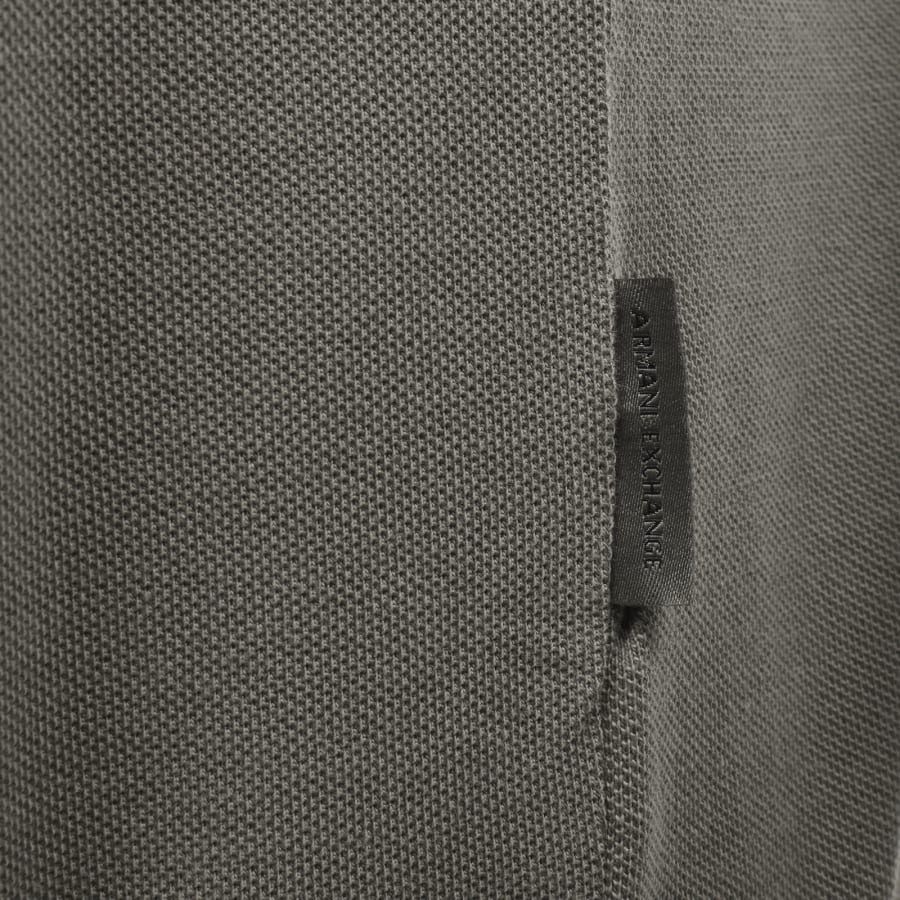 Image number 4 for Armani Exchange Polo T Shirt Falcon Grey