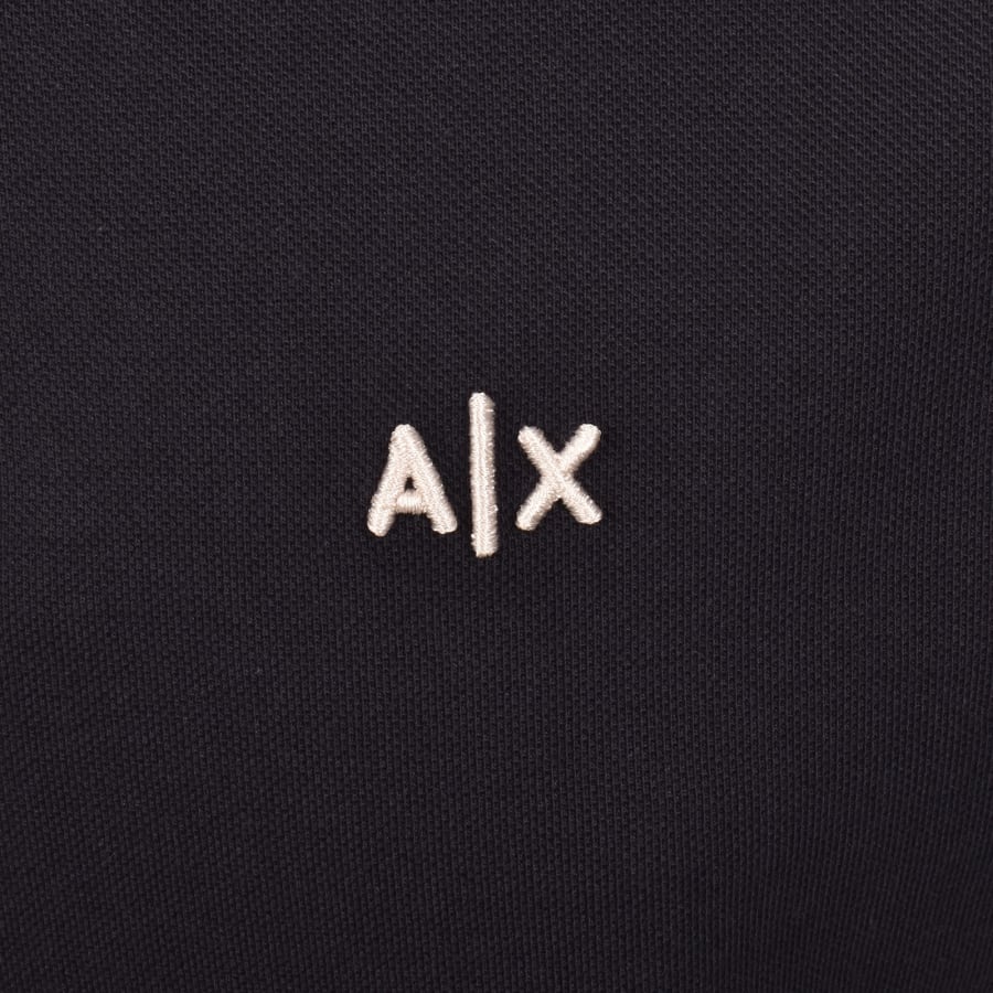 Image number 3 for Armani Exchange Polo T Shirt Deep Navy