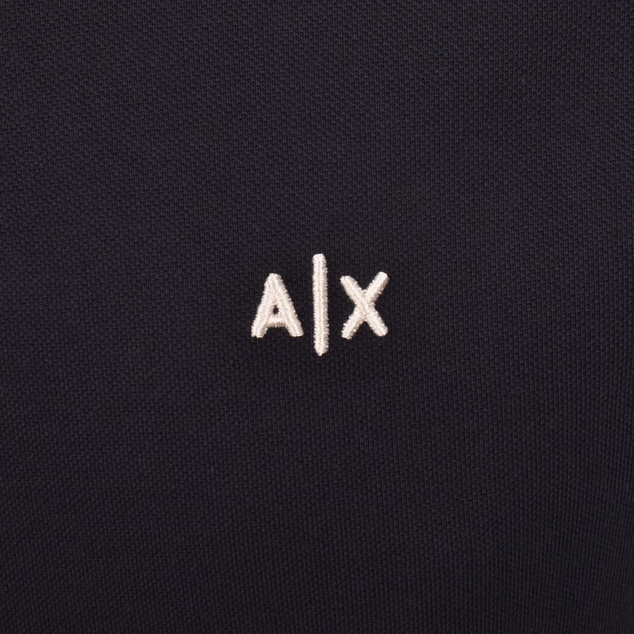 Image number 3 for Armani Exchange Polo T Shirt Deep Navy